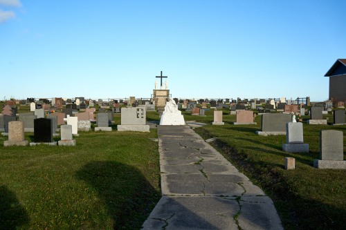 Saison,Automne,MRC Côte-de-Gaspé,Région,Grande-Vallée,Culte,Cimetière,Jour,Temps